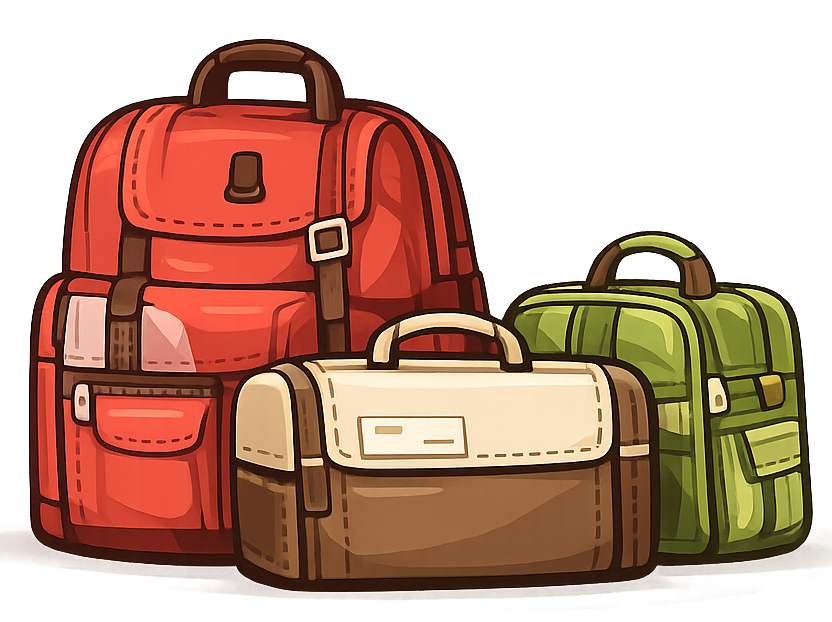 transporte de mochilas